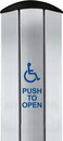 Interruptor de placa de empuje de columna™ de 36" de largo en acero inoxidable:  