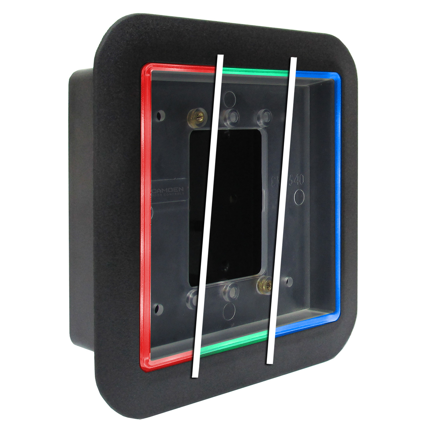 Series CM-40, CM-41 y CM-60: Interruptores de placa de empuje redonda - Todos los interruptores activos - 