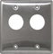 CM-3590: Serie CM-3200 y CM-3500:Acero inoxidable, 2 elementos, montaje empotrado - Interruptores de llave