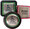 CM-45/X54: Placa de empuje cuadrada de 4-1/2" (tornillos ocultos) con sirena, caja CM-54i de montaje en superficie ROJO/VERDE/AZUL iluminada - Todos los interruptores activos - 
