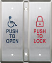 CM-2520/48 Interruptor de control de baño 'Push to Open' y 'Push to Lock':  