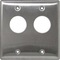 CM-3590: Serie CM-3200 y CM-3500:Acero inoxidable, 2 elementos, montaje empotrado - Interruptores de llave