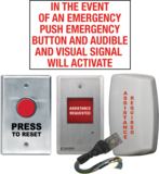 CX-WEC12: Serie CX-WEC:Llamada de emergencia para baños universales - Control de baños