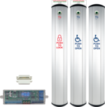 CX-WC17SLVR: Serie CX-WC:Control de baños sin barreras - Control de baños