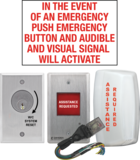 CX-WEC13: Serie CX-WEC:Llamada de emergencia para baños universales - Control de baños