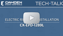 Vídeo de instalación de CX-EPD1289L:  