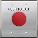 CM-400WR/7, Pulsador de hongo de doble banda con placa frontal SS:  